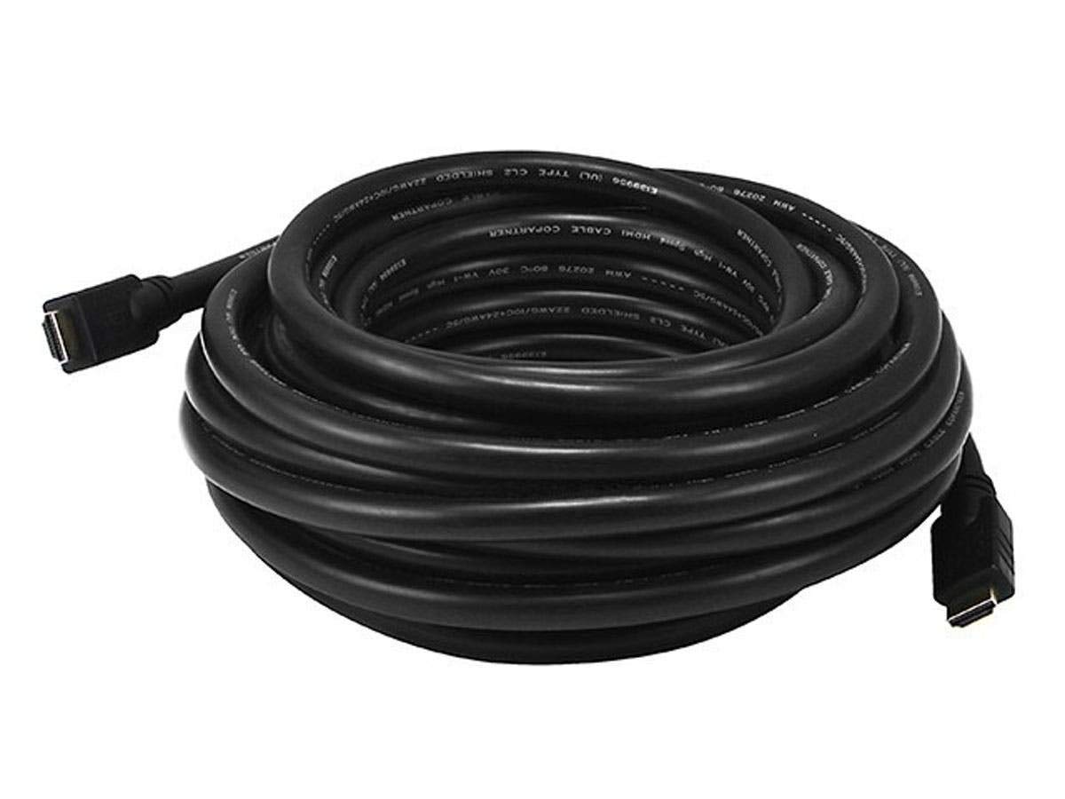 Monoprice 35ft HDMI Cable - 1080i @ 60Hz, 4.95Gbps, 22AWG, CL2 - High-Quality Black Cable for Home Theater