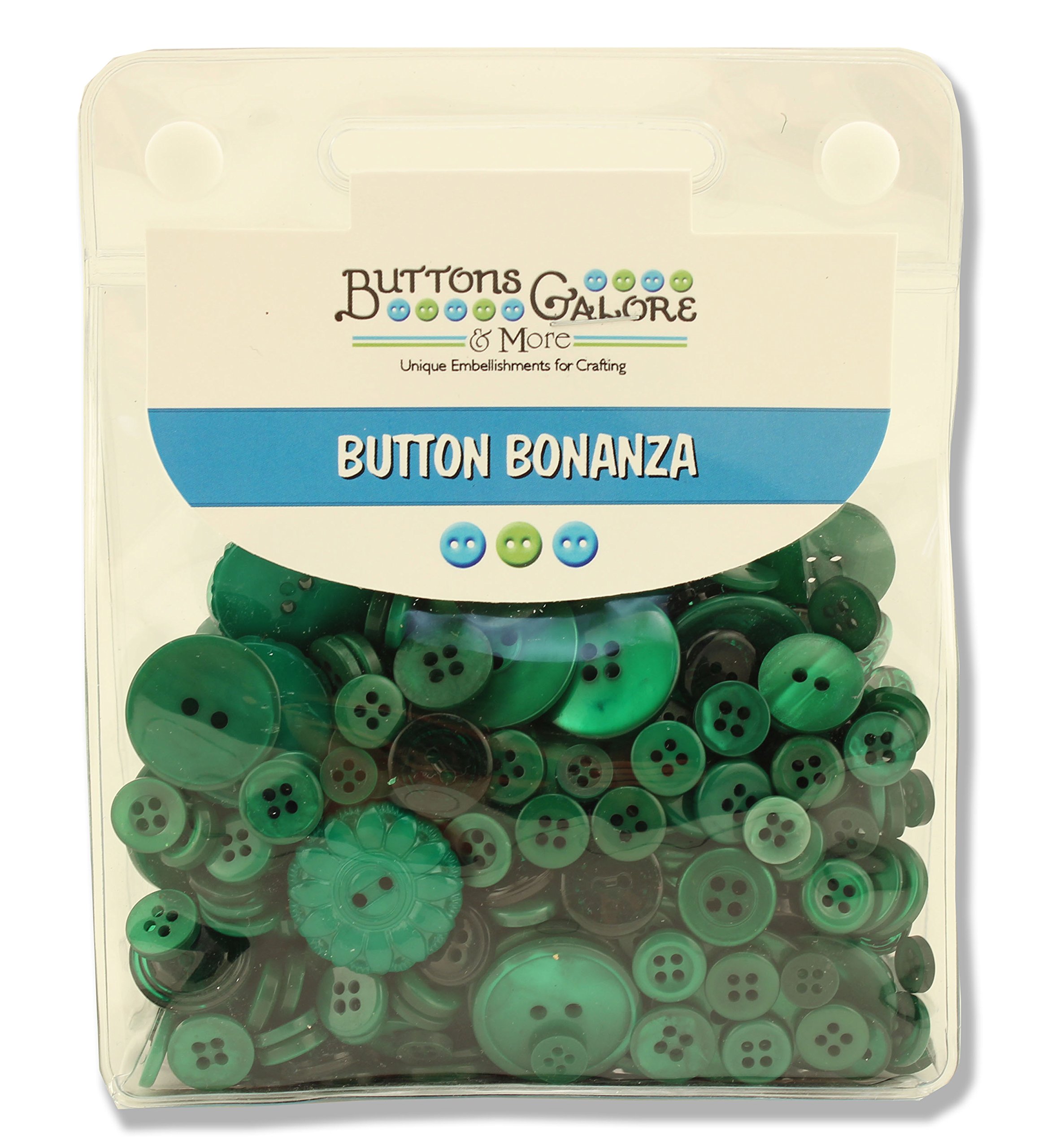 Buttons Galore and More Shop Buttons Galore BB27 Bonanza in Green - Perfect for Crafting & DIY Projects!