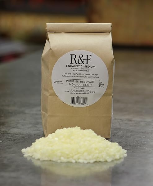 R&F R&F Handmade Encaustic Medium Bagged Paint - 1 Pound for Vibrant Artistry - View 4 of 7