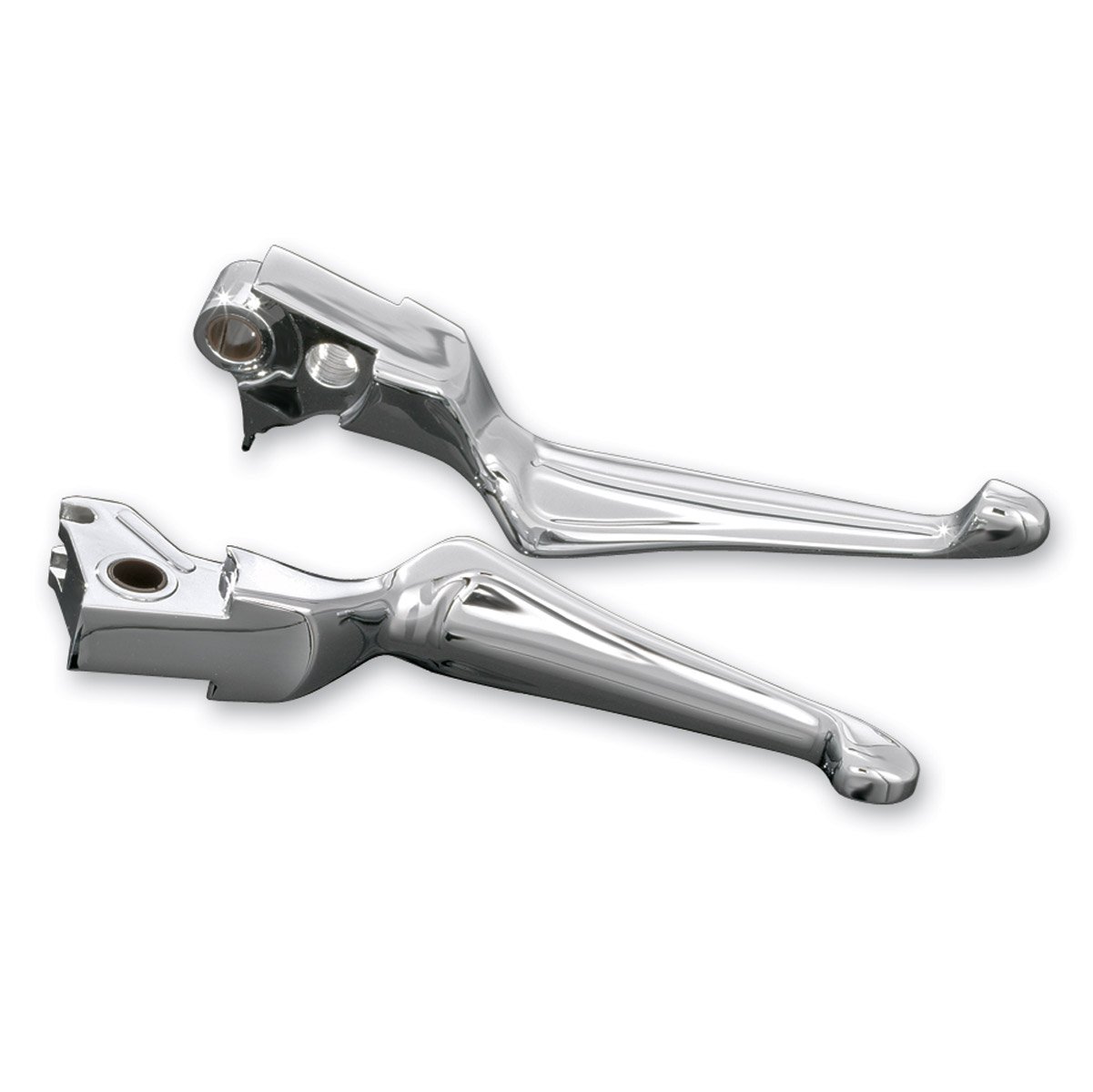 Upgrade Your Harley: Kuryakyn 1057 Boss Blades Clutch & Brake Levers for 2008-13 Touring & Trike - Chrome Finish