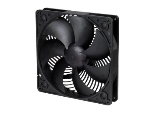 Silverstone Air Penetrator AP181 Case Fan 180mm High Performance Black 700 to 1200rpm for Optimal Airflow and Cooling