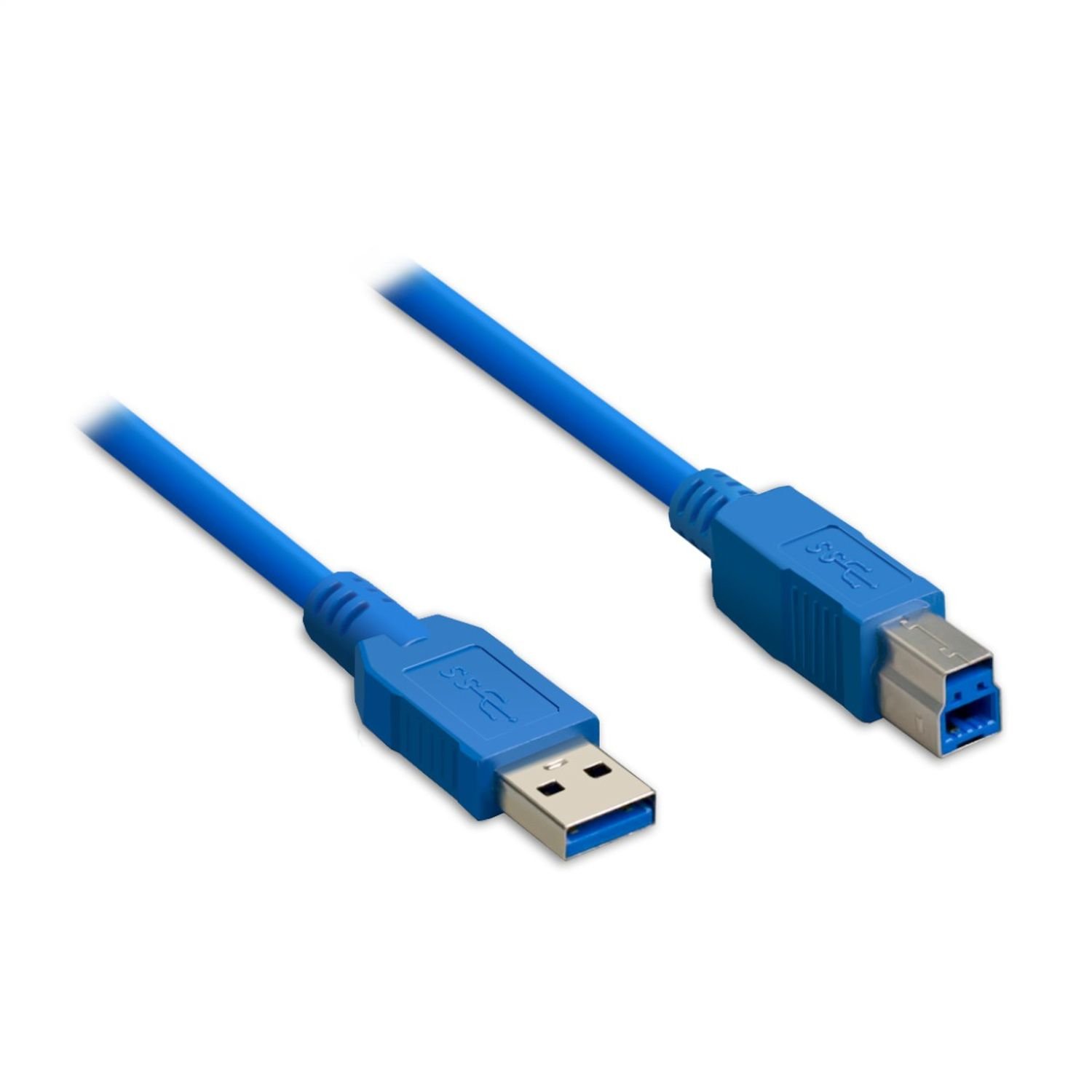 Connectland Syba USB 3.0 A to B Cable 6 Feet - High-Speed Data Transfer & Durable Design