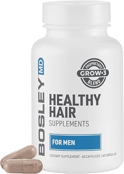 BosleyMD BosleyMD Men's Hair Growth Supplement - 2 Month Supply for Thicker, Fuller Hair