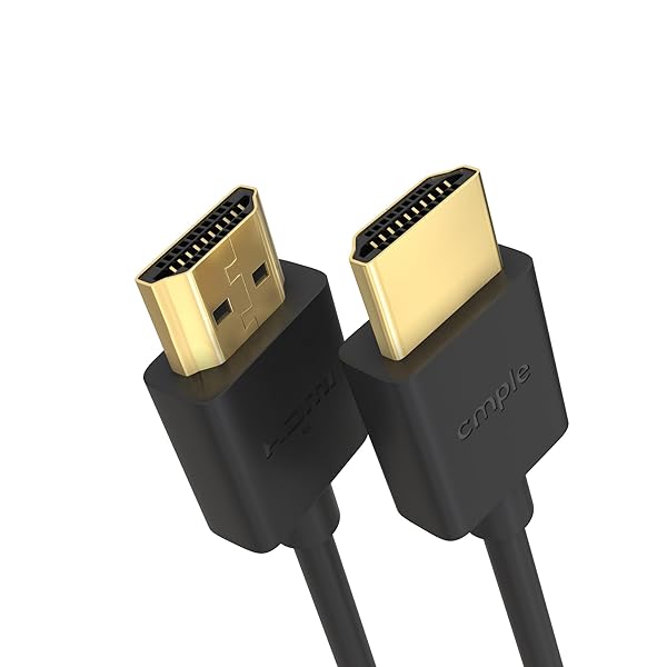 Cmple 10ft High Speed HDMI Cable - Ultra Thin 4K@60Hz, HDMI 2.0, ARC, 3D - Flexible & Durable HDMI Cord