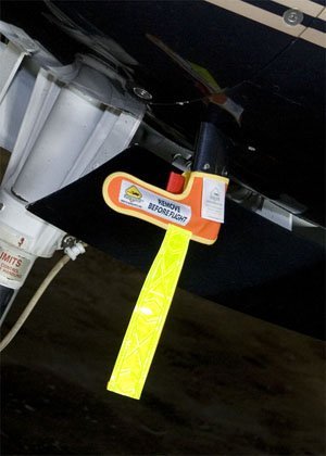 Plane Sights / Redfab Inc. Plane Sights Angled Pitot Tube Cover for Enhanced Aircraft Performance and Protection
