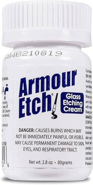 Armour Etch Armour Glass Etching Cream 2.8-Ounce - Perfect for DIY Projects & Crafts - View 9 of 11