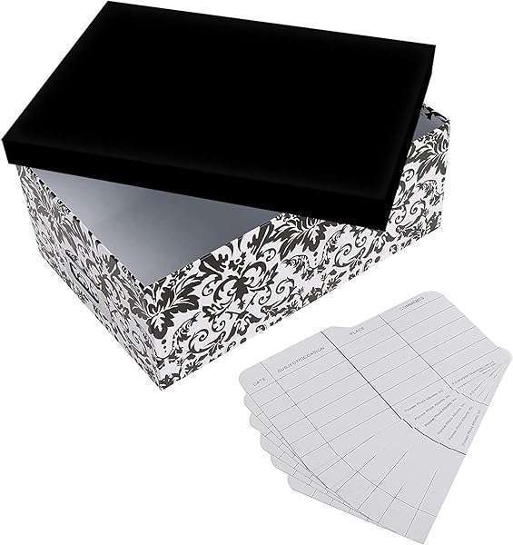 Pioneer Photo Albums Heavy-Duty Damask Design Photo/Video Storage Box for Ultimate Organization - View 5 of 7