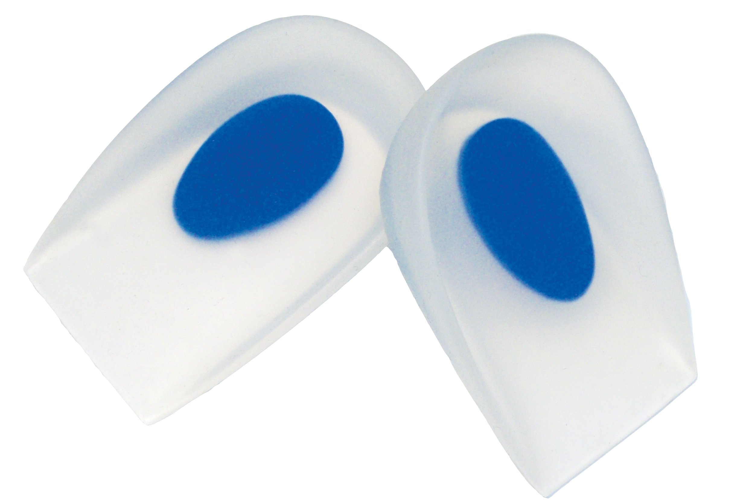 Impacto VI4771L Blue Dot Heel Cup Large White for Enhanced Comfort and Support