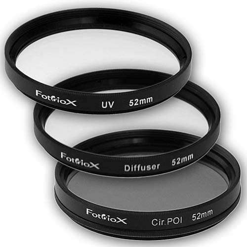 Fotodiox Fotodiox 52mm Filter Kit: UV, Circular Polarizer & Soft Diffuser for Canon, Nikon, Sony, Olympus, Pentax, Panasonic Cameras - View 4 of 4