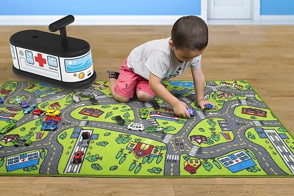 Italtrike Italtrike La Cosa Ride-On Ambulance for Kids Durable Fun and Safe Outdoor Play Vehicle - View 7 of 9