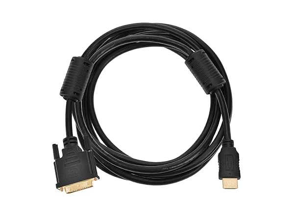 Monoprice Monoprice 10ft High Speed HDMI to DVI Adapter Cable - Deep Color, Ferrite Cores, 28AWG, Black - View 4 of 8
