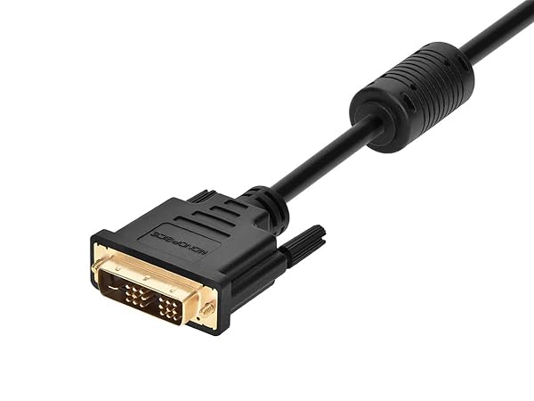 Monoprice Monoprice 10ft High Speed HDMI to DVI Adapter Cable - Deep Color, Ferrite Cores, 28AWG, Black - View 6 of 8