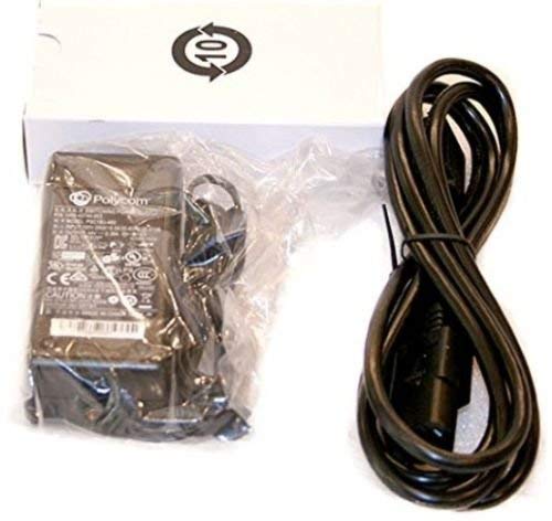 Genuine Polycom IP Phone Power Supply 48V Compatible with VVX Model Phones