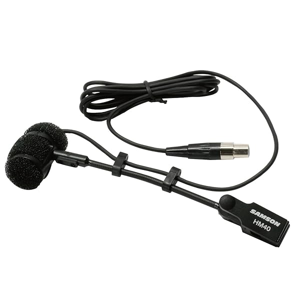 SAMSON Samson HM40 Wind Instrument Microphone with P3 Connector - High-Quality Sound for Musicians