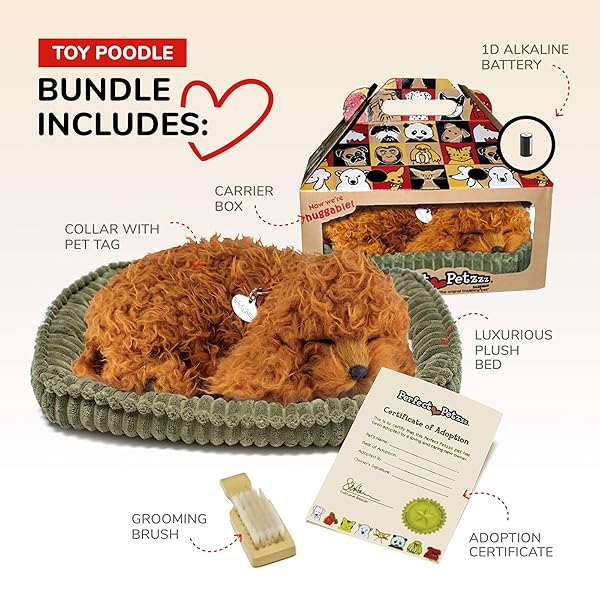 Perfect Petzzz Perfect Petzzz Original Poodle Realistic Stuffed Interactive Pet Toy Handcrafted Companion Dog - View 2 of 7