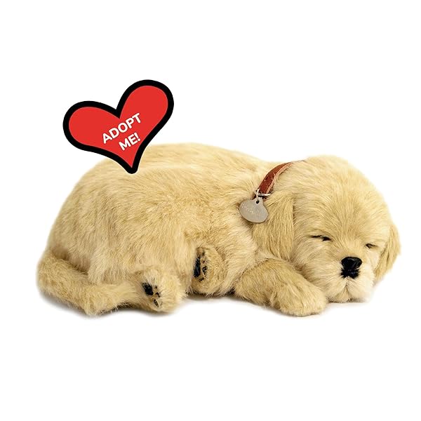 Perfect Petzzz Perfect Petzzz Original Golden Retriever Realistic Lifelike Stuffed Interactive Pet Toy Handcrafted Companion Pet