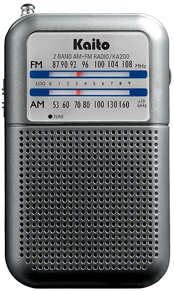 Kaito Buy Kaito KA200S Pocket AM/FM Radio in Gray - Compact, Portable & High-Quality Sound - View 4 of 10