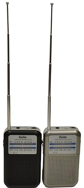 Kaito Buy Kaito KA200S Pocket AM/FM Radio in Gray - Compact, Portable & High-Quality Sound - View 8 of 10