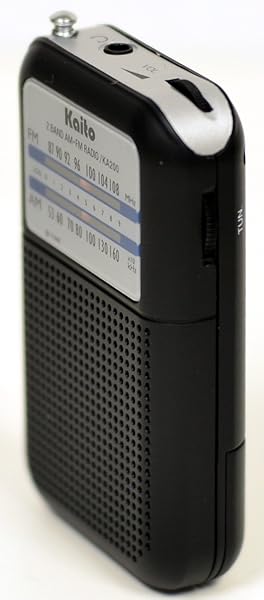 Kaito Buy Kaito KA200S Pocket AM/FM Radio in Gray - Compact, Portable & High-Quality Sound - View 9 of 10