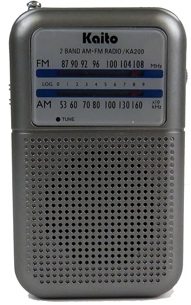 Kaito Buy Kaito KA200S Pocket AM/FM Radio in Gray - Compact, Portable & High-Quality Sound - View 10 of 10