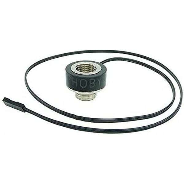 Phobya "Phobya G1/4" Inline Temperature Sensor - 50cm Nickel for Accurate Cooling Solutions"