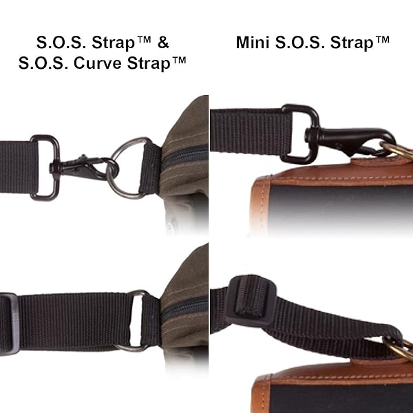 OP/TECH USA OP/TECH USA S.O.S. Curve Strap (Steel) for Bags, Briefcases & Luggage - Durable & Comfortable - View 7 of 8