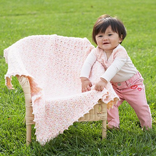 Bernat Bernat Baby Blanket Yarn - Super Bulky 6 Gauge, 3.5oz Pink - Machine Wash & Dry for Easy Care - View 7 of 11