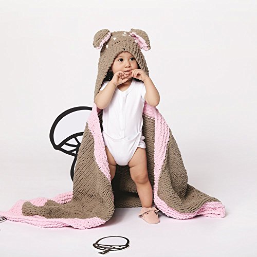 Bernat Bernat Baby Blanket Yarn - Super Bulky 6 Gauge, 3.5oz Pink - Machine Wash & Dry for Easy Care - View 8 of 11