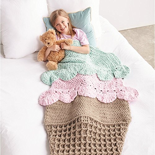 Bernat Bernat Baby Blanket Yarn - Super Bulky 6 Gauge, 3.5oz Pink - Machine Wash & Dry for Easy Care - View 10 of 11