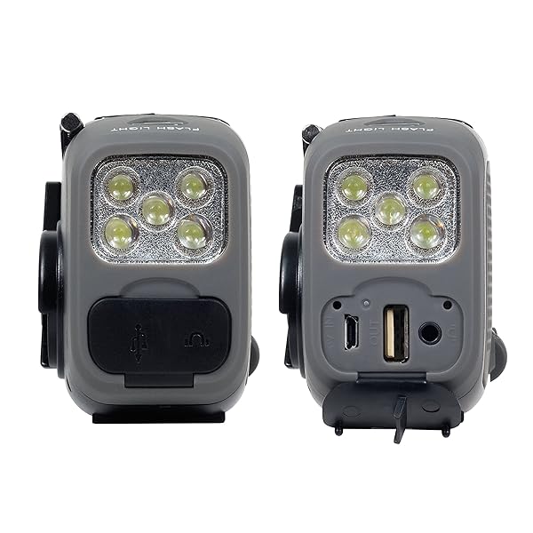 Kaito Buy Kaito KA350GN Voyager Trek Solar/Crank AM/FM/SW NOAA Weather Radio - Green with 5-LED Flashlight - View 8 of 11