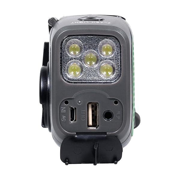 Kaito Buy Kaito KA350GN Voyager Trek Solar/Crank AM/FM/SW NOAA Weather Radio - Green with 5-LED Flashlight - View 10 of 11