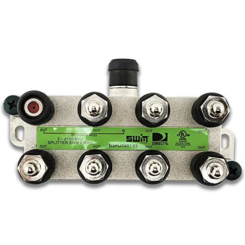 SatelliteSale Buy Directv 8-Way Wide Band Splitter for SWM LNB - Enhance Your Signal Today!