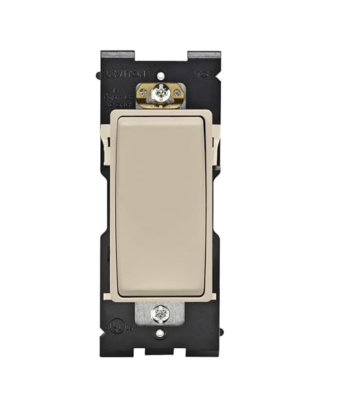 Leviton RE153-NS Renu 3-Way Switch - 15A, 120/277VAC, Navajo Sand | Upgrade Your Home Today!