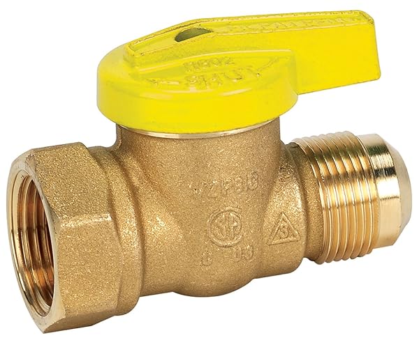 Homewerks Worldwide Homewerks Brass Gas Ball Valve 1/2-Inch FIP x FL - Premium Quality & Durable Performance