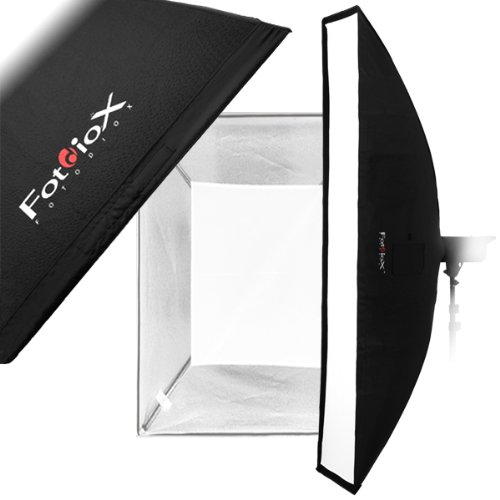 "Fotodiox Pro 12x80" Strip Softbox with Eggcrate Grid & Speedring for Speedotron Black Line - Perfect Lighting Solution"