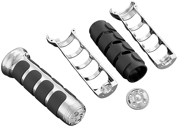 Kuryakyn Buy Kuryakyn 6183 ISO Handlebar Grips for 2006-19 Honda Gold Wing GL1800 & F6B - Chrome, Heated, Premium Quality - View 2 of 2