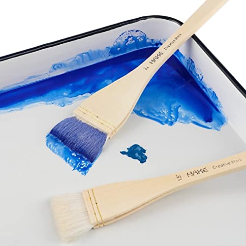 Creative Mark Creative Mark Hake Brush Set - 3 Piece Watercolor & Acrylic Paintbrush Kit for Ceramics, Washes & Varnishes - View 4 of 5