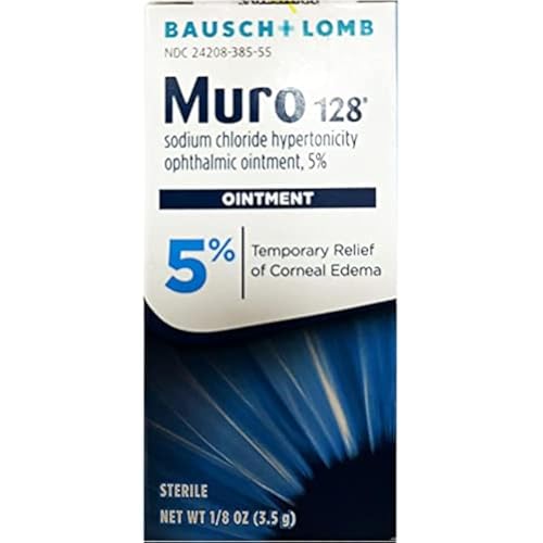 Muro 128 Buy Muro 128 Bausch and Lomb 5% Ointment 0.12 oz - Fast Relief for Eye Conditions