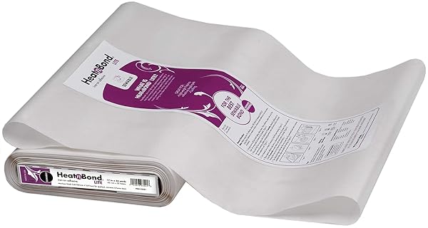 HeatnBond "HeatnBond Lite Iron-On Adhesive - 17" x 35 Yards for Easy Fabric Bonding"