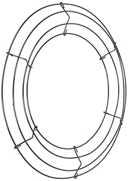 Panacea Panacea Wire 12 Inch Green Wreath Frame - Perfect for DIY Decor (Pack of 1)