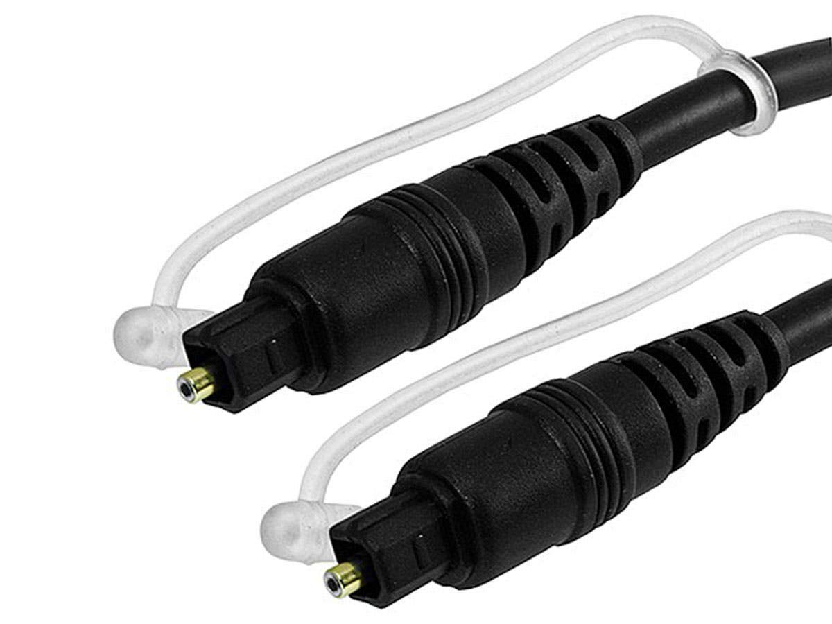 Monoprice 106735 40ft Black S/PDIF Toslink Digital Optical Audio Cable for High Quality Sound - View 2 of 2