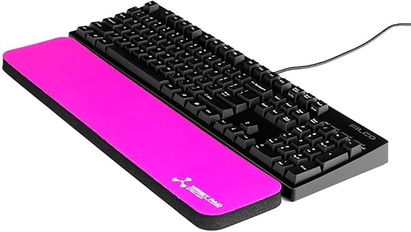 Fat Wrist Pad 17: Premium 4x17 Inch Pink Wrist Rest for Standard & Mechanical Keyboards