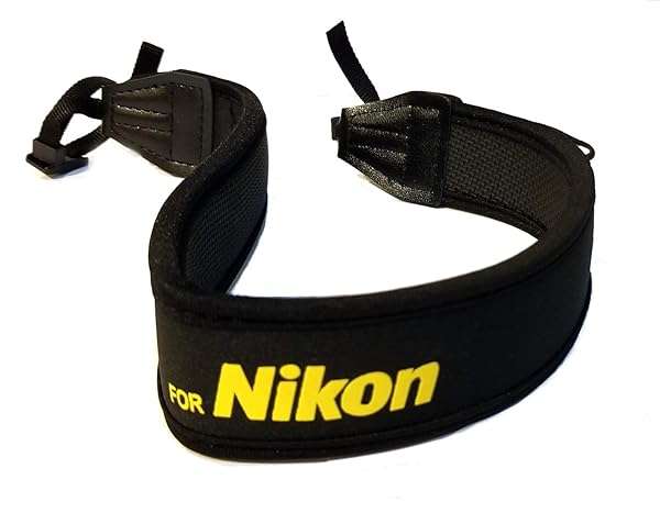 Fotasy Fotasy Neoprene Neck Strap for Nikon Cameras: Compatible with D5, D4, D3, D850 & More - View 4 of 6