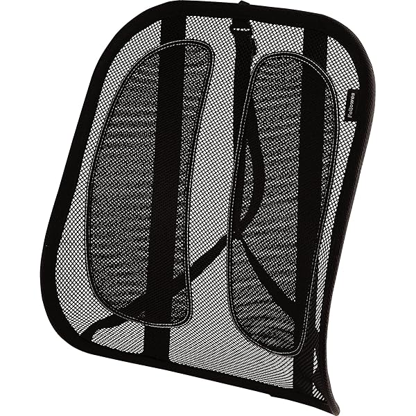 Fellowes Fellowes Office Suites Mesh Back Support (FEL9191301) - Ergonomic Comfort for Your Workspace, Black