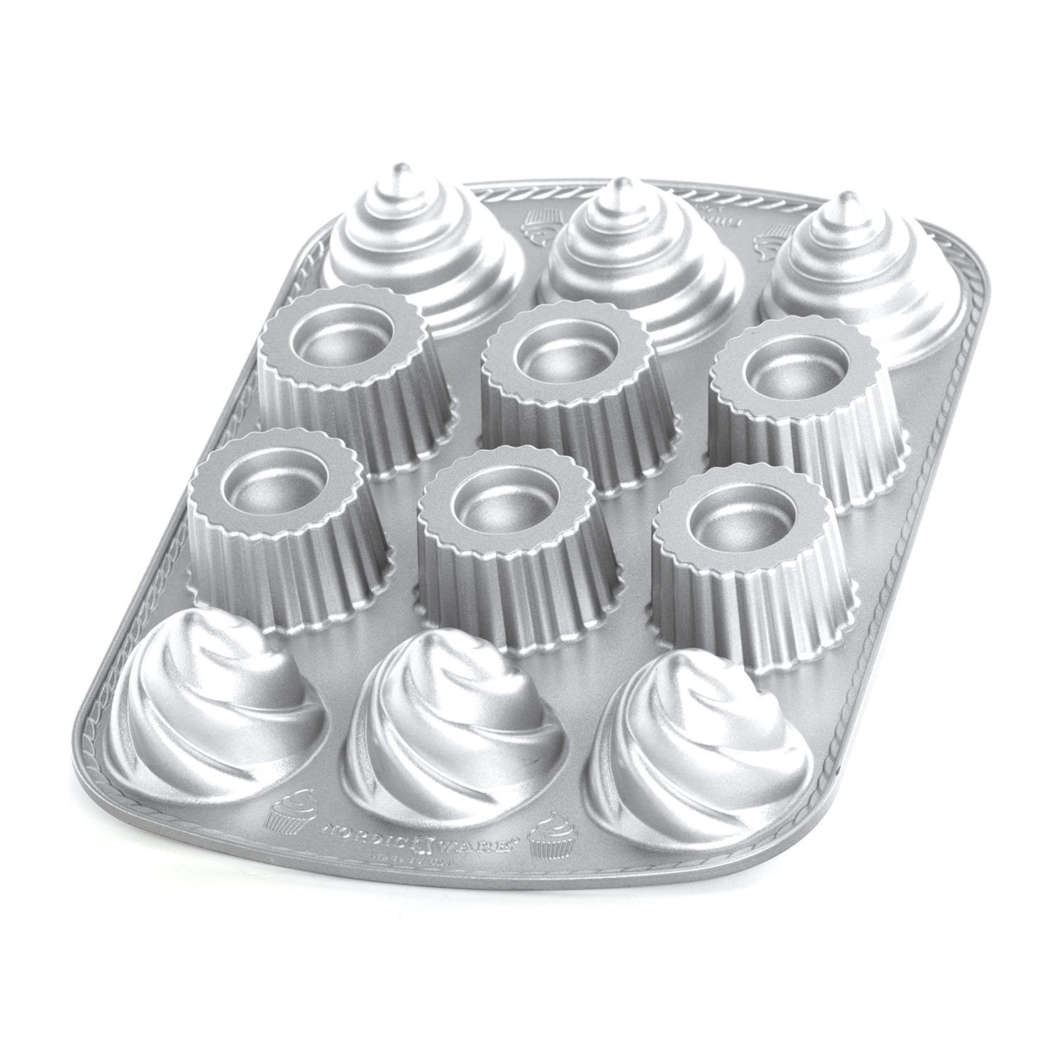 Nordic Ware Nordic Ware Pro Cast Filled Cupcakes Pan for Perfectly Baked Treats Every Time