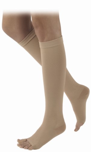 Sigvaris Natural Rubber 503CM2O77 30-40 MmHg Average Long M2 Calf Compression Stockings Beige