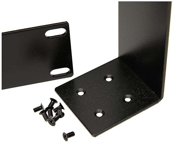 TRENDnet "TRENDNet Rack Mount Kit ETH-11MK for TEG-S16Dg/TEG-S24Dg - Fits 11" to 19" Equipment Racks, Black" - View 4 of 4