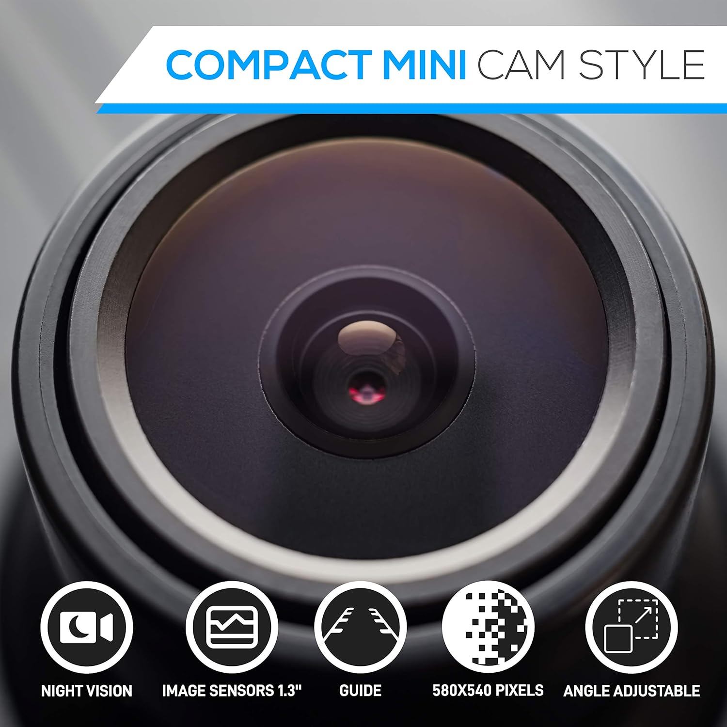 Pyle Pyle Universal Mount Front Rear Camera Waterproof Night Vision Backup Assist Cam 420 TVL RCA Output PLCM38FRV Black - View 5 of 8