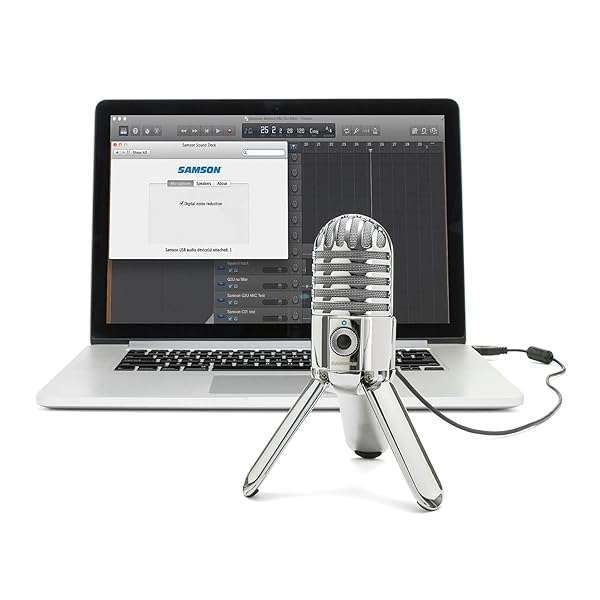 SAMSON Samson Meteor USB Microphone (Silver) Review: Best Budget Mic for Streaming & Recording - View 6 of 7