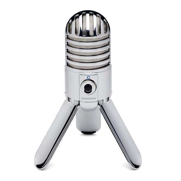 SAMSON Samson Meteor USB Microphone (Silver) Review: Best Budget Mic for Streaming & Recording